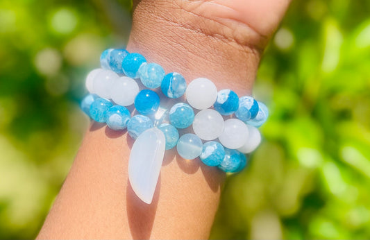 Blue Fire Elegance